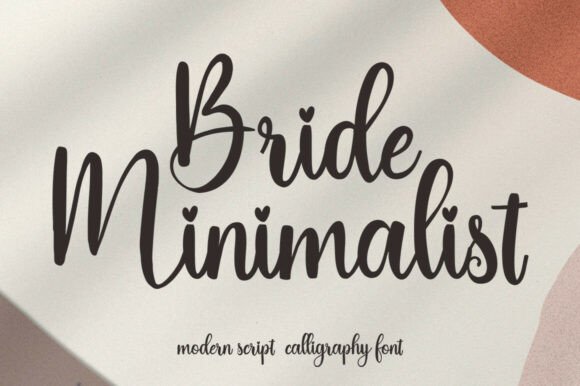 Bride Minimalist Font: A Modern Script for Romantic Design