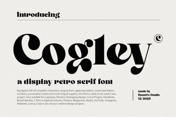 Cogley Font: A Modern Retro Serif for Contemporary Design