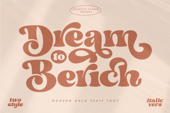 Dream to Berich Font