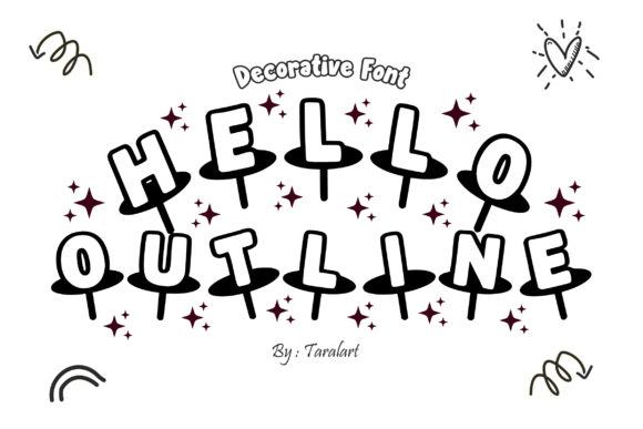 Hello Outline Font: A Playful Typeface for Creative Projects