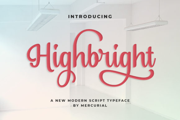 Highbright Font: Vintage Script with Modern Appeal