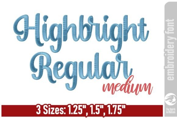 Highbright Script Embroidery Font – M: Elegance Stitched Into Every Letter