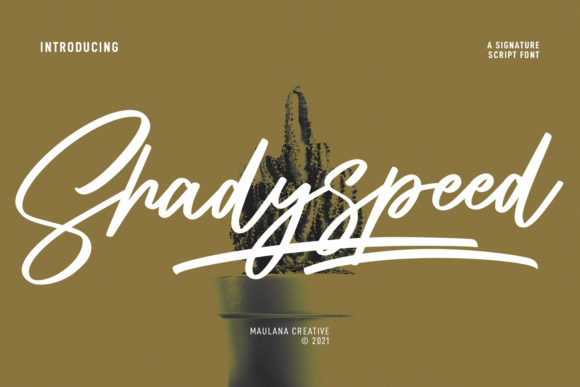 Shadyspeed Script Font: Where Signature Style Meets Everyday Usability