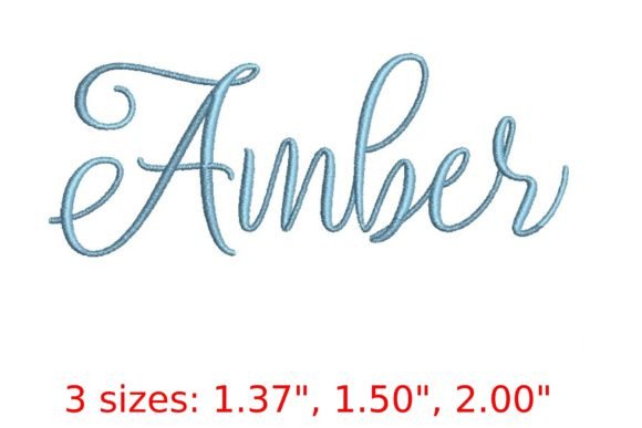 The Art of Embellishment with Amber Embroidery Font