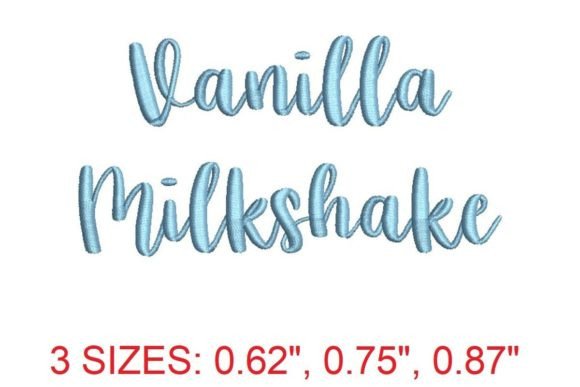 The Charm of Vanilla Milkshake Embroidery Font in Modern Stitchery