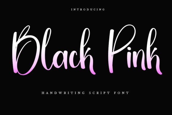 The Timeless Elegance of Black Pink Font: A Handwritten Typeface for Modern Design