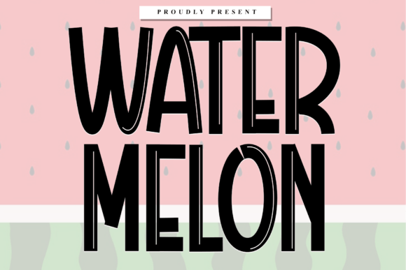 Water Melon Font: A Flowing Script for Elegant Design
