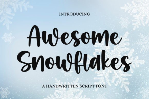 Why Awesome Snowflakes Font Brings a Delicate Touch to Modern Design