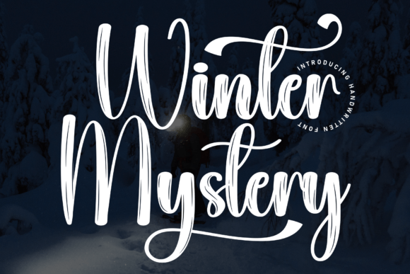 Winter Mystery Font: A Handwritten Style That Works Everywhere